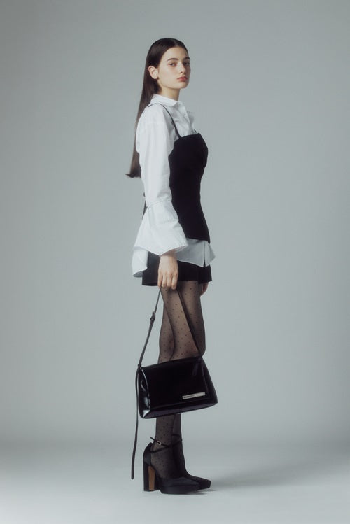 【MARHEN.J】Elly 簡約都會黑色皮革肩背包