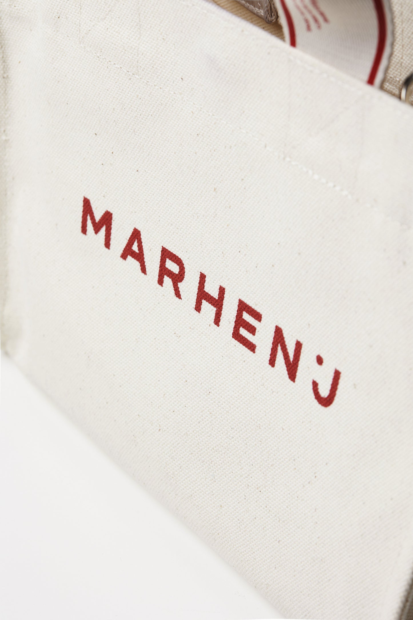 【MARHEN.J】 Rico Mini Sign 米白色帆布包