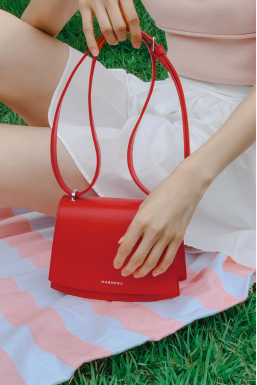 【MARHEN.J】Calla Bag Mini 蘋果皮革三用包 紅色