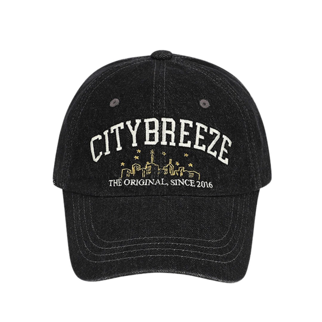 CITYBREEZE 星光城市丹寧棒球帽 黑色