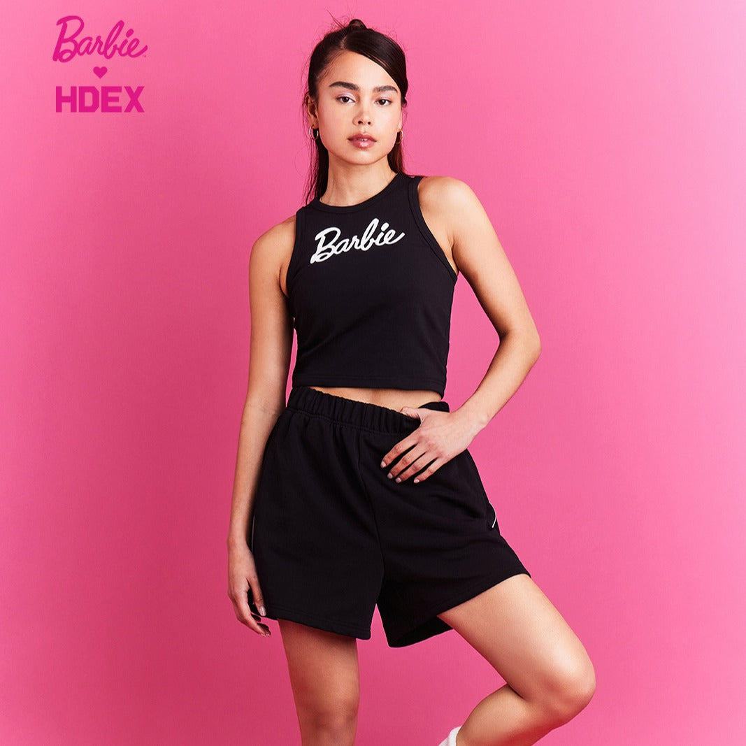 HDEX x Barbie 聯名系列經典運動背心 黑色