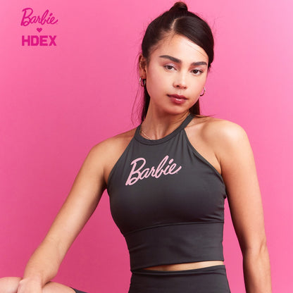 HDEX x Barbie 聯名系列綁帶運動背心 鐵灰色