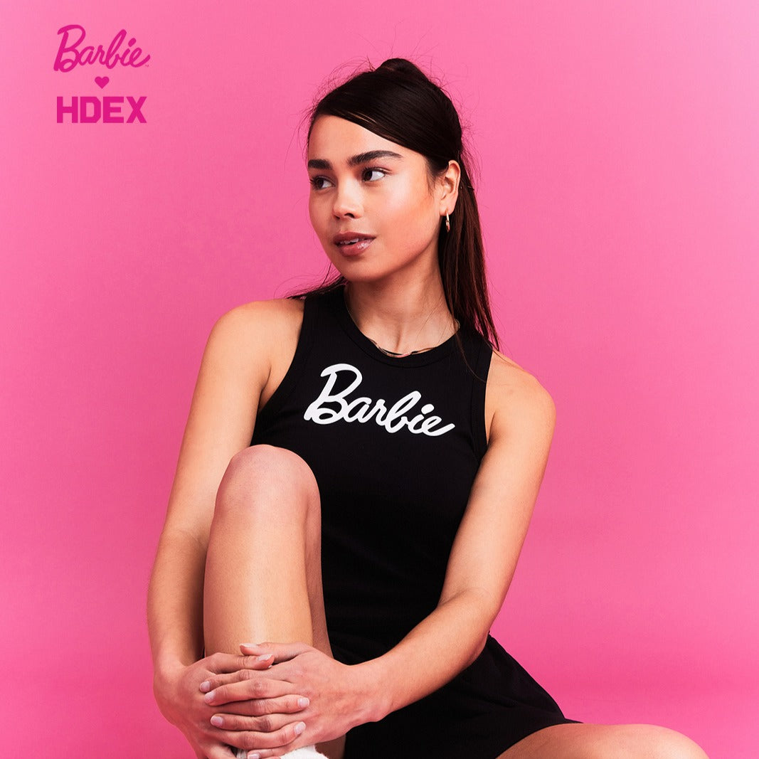 HDEX x Barbie 聯名系列經典運動背心 黑色