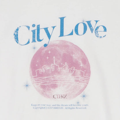 CITYBREEZE CITY LOVE 短版上衣 白色
