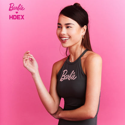 HDEX x Barbie 聯名系列綁帶運動背心 鐵灰色