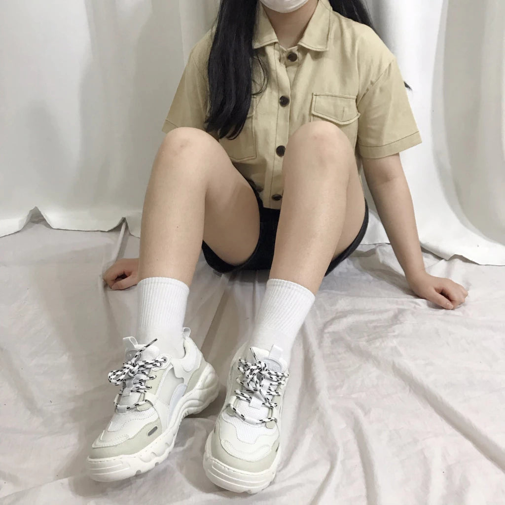 23.6 V2 白色老爹鞋 (金希澈同款)