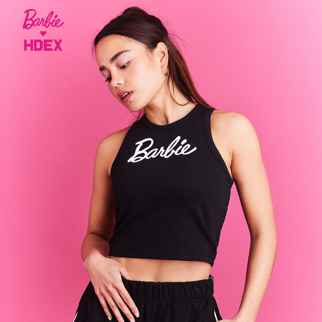 HDEX x Barbie 聯名系列經典運動背心 黑色