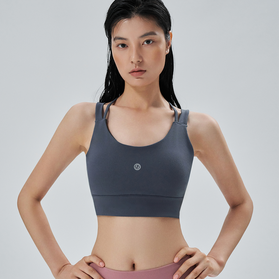 CITYBREEZE ACTIVE AIRY美背交叉運動內衣 藏青色
