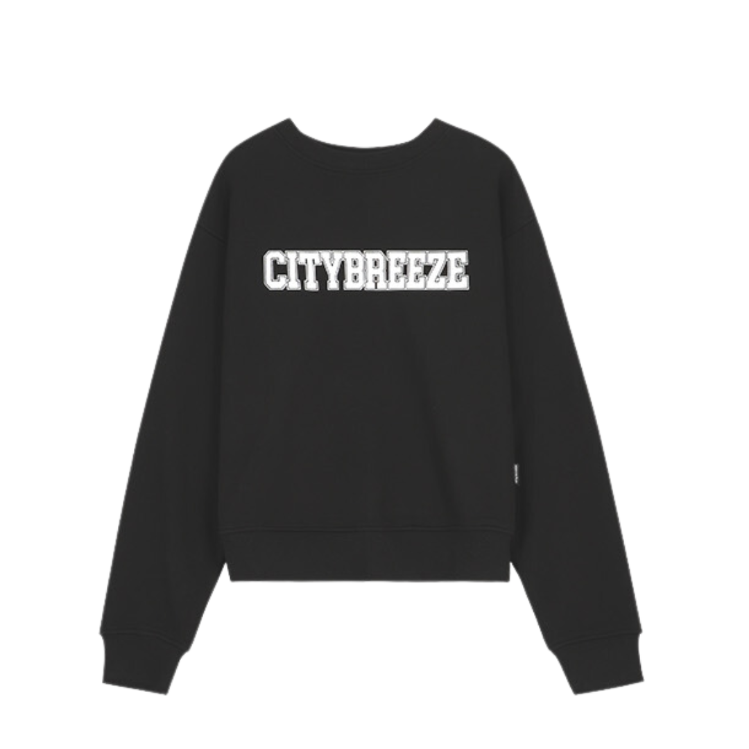CITYBREEZE 百搭基本款長袖上衣 黑色