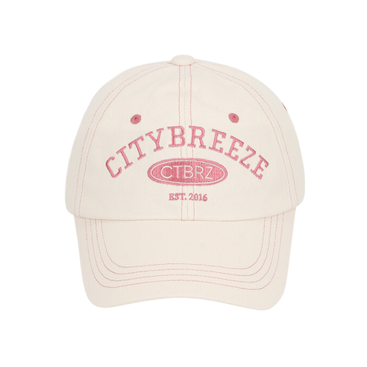 CITYBREEZE ARCH LOGO刺繡棒球帽 奶油白
