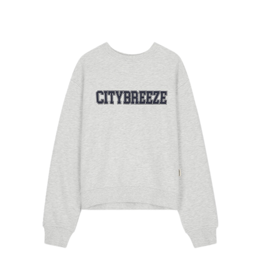 CITYBREEZE 百搭基本款長袖上衣 灰白色