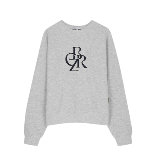 CITYBREEZE 經典LOGO長袖上衣 灰白色
