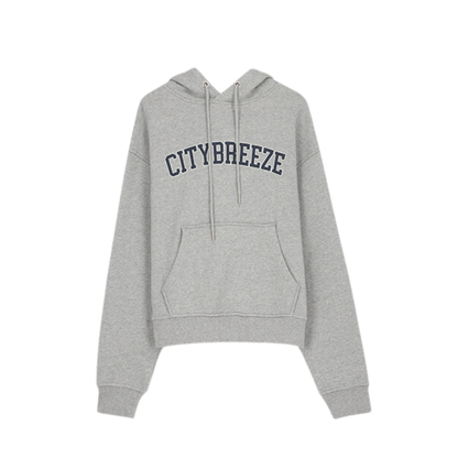 CITYBREEZE 百搭基本款長袖帽T 灰色