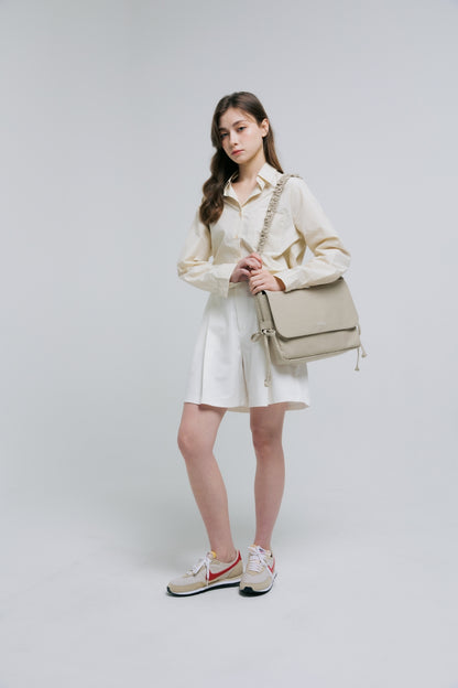 【MARHEN.J】PPIPPI 褶皺蝴蝶結兩用郵差包