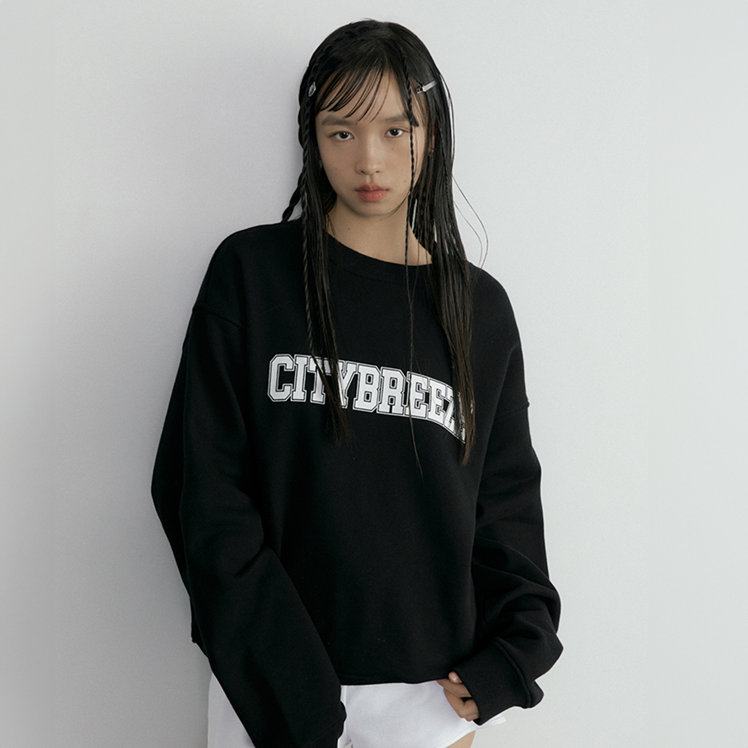 CITYBREEZE 百搭基本款長袖上衣 黑色