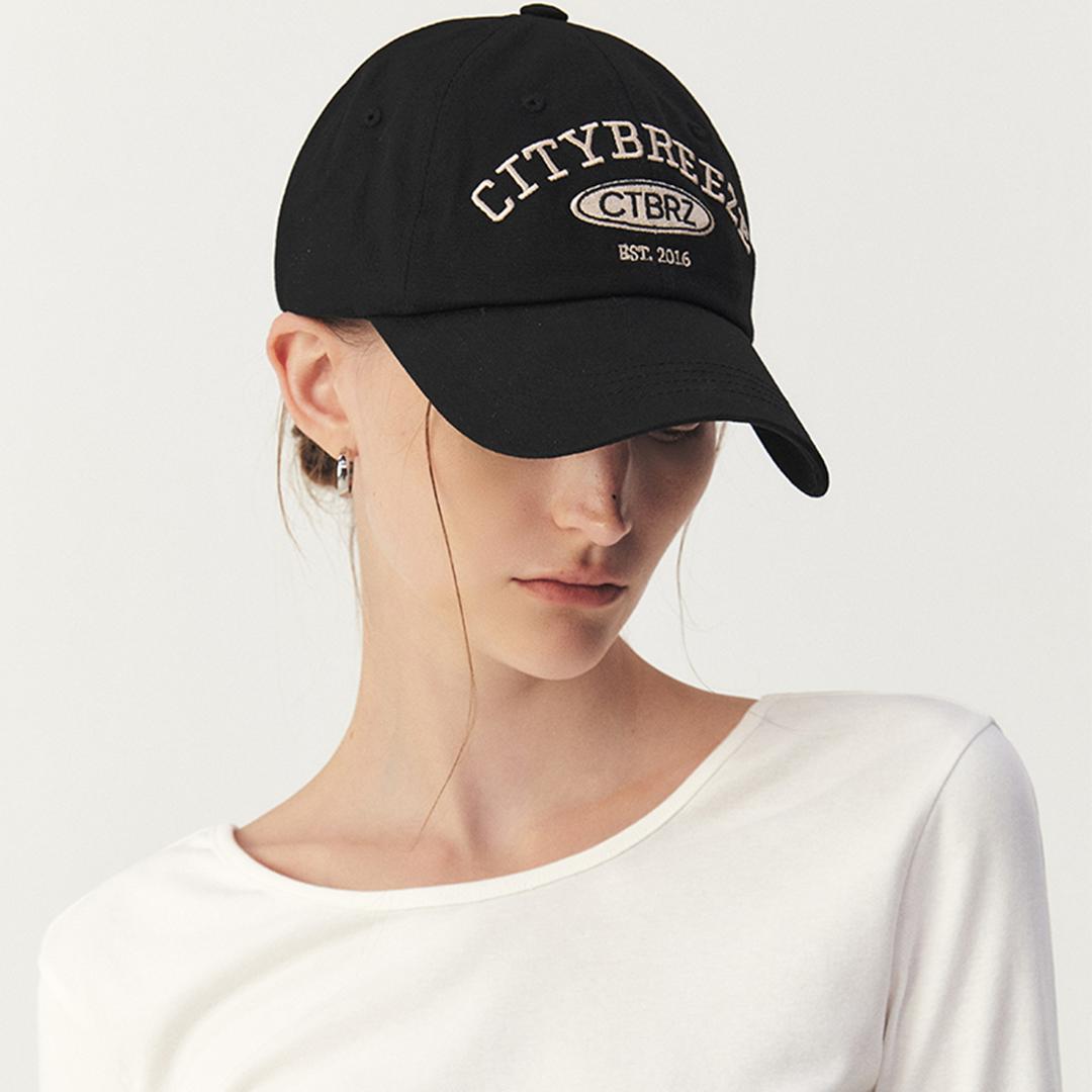 CITYBREEZE ARCH LOGO刺繡棒球帽 黑色