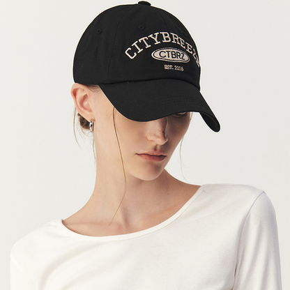 CITYBREEZE ARCH LOGO刺繡棒球帽 黑色