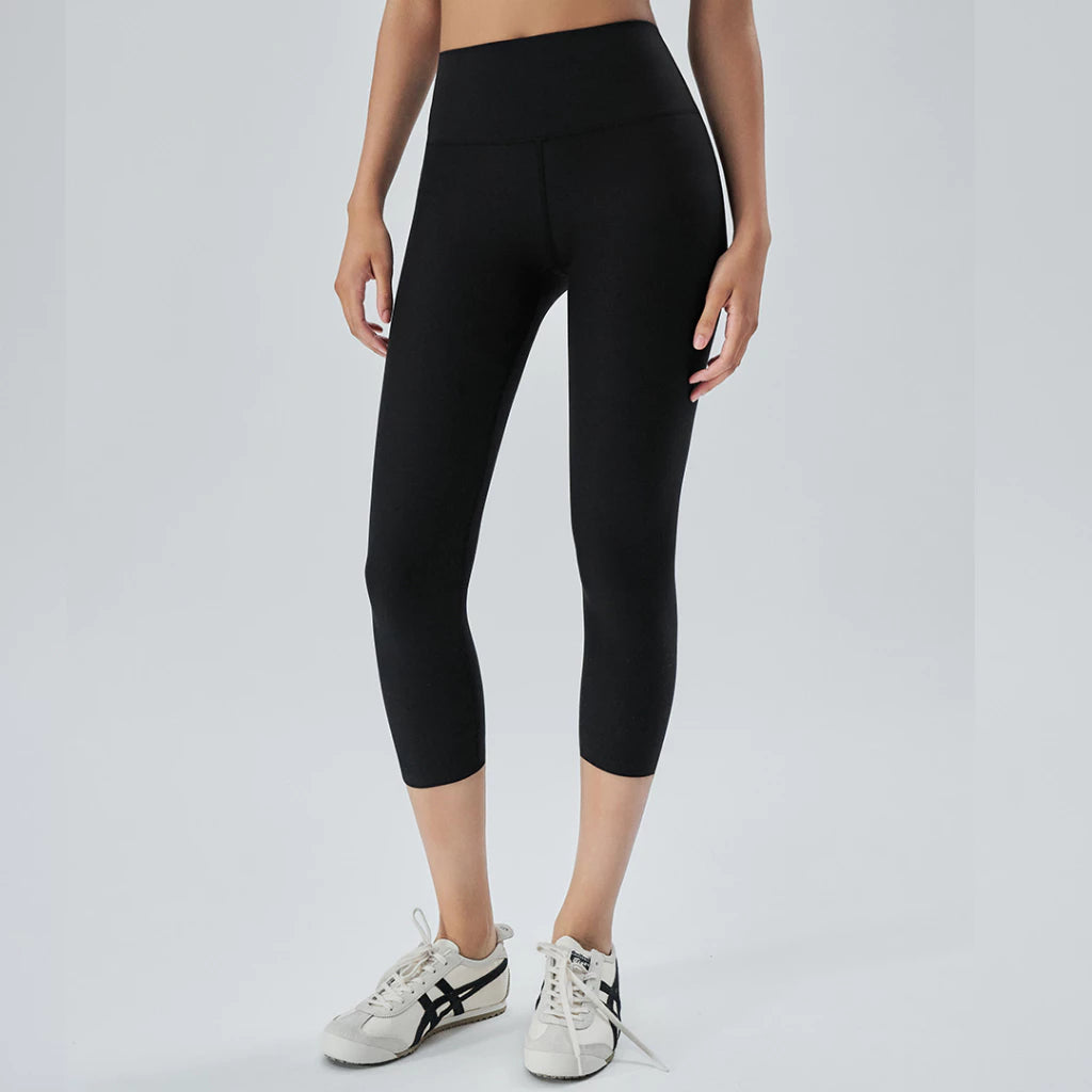 CITYBREEZE ACTIVE AIRY七分運動緊身褲 墨黑色