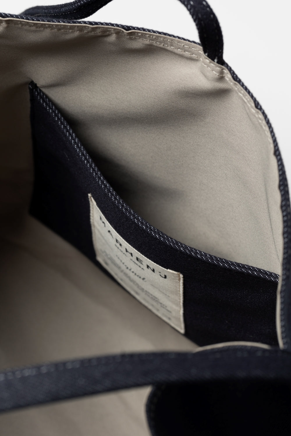 【MARHEN.J】JEANS 蝴蝶結牛仔帆布托特包