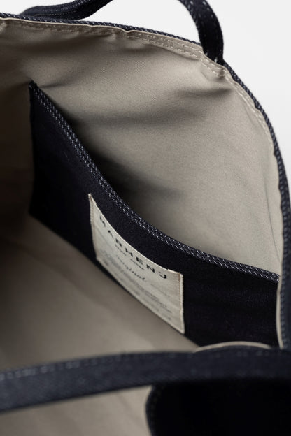 【MARHEN.J】JEANS 蝴蝶結牛仔帆布托特包