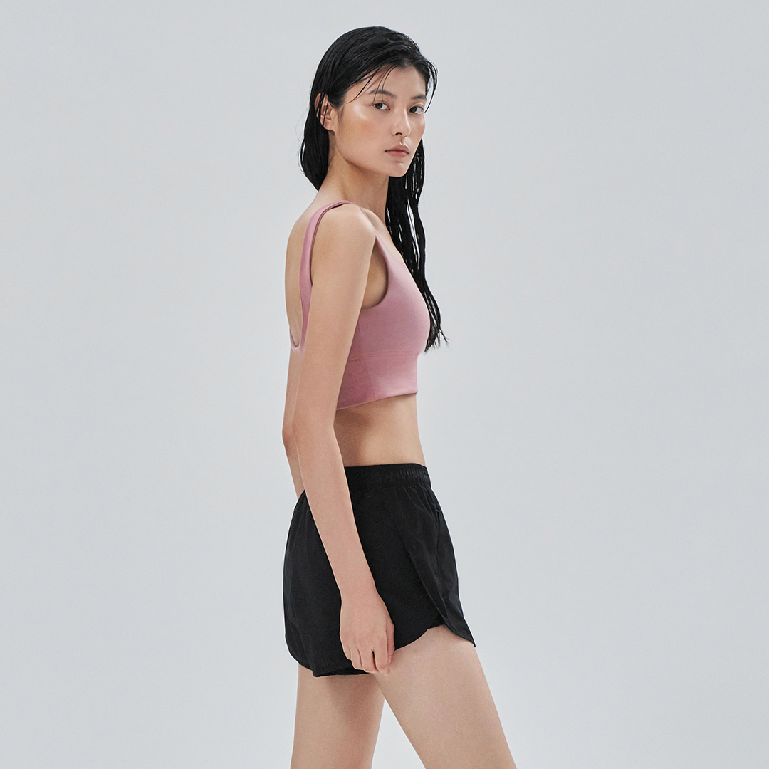CITYBREEZE ACTIVE AIRY兩件式短褲 墨黑色