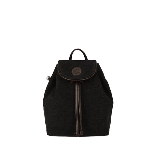 【ALICE MARTHA】Beny Denim 丹寧牛仔後背包 Black