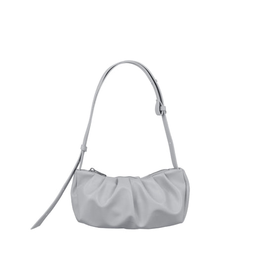 【ALICE MARTHA】Erin Mini 雲朵褶皺迷你肩背包 Light Gray