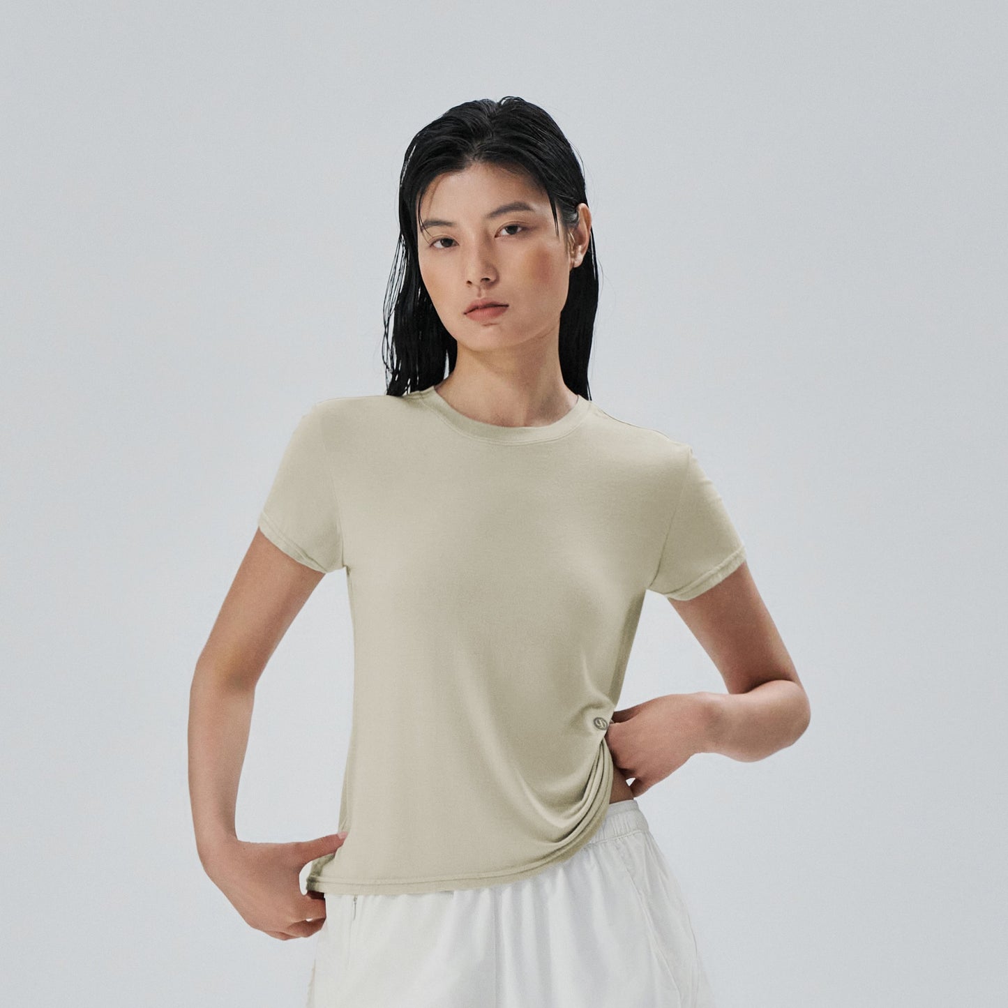 CITYBREEZE ACTIVE AIRY運動短袖上衣 橄欖綠