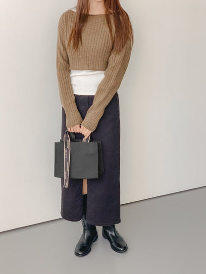 【MARHEN.J】Rico Mini Sign 黑色帆布包