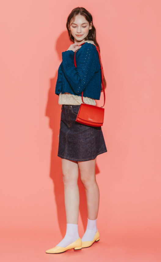 【MARHEN.J】Calla Bag Mini 蘋果皮革三用包 紅色