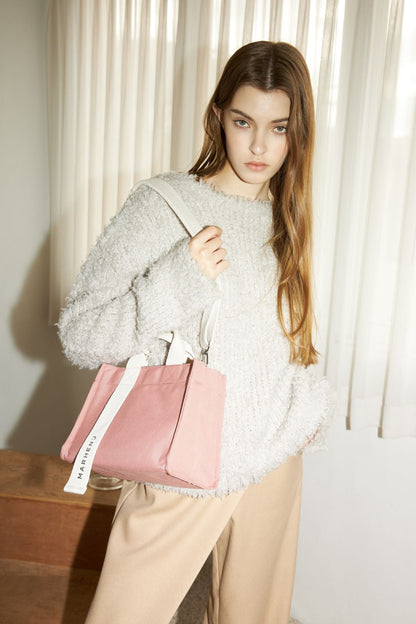 【MARHEN.J】Rico Mini Comfort 帆布包 粉紅色