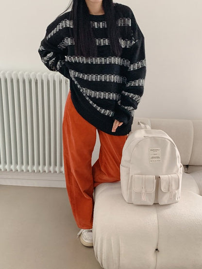 【MARHEN.J】Mark Large 米白色簡約後背包