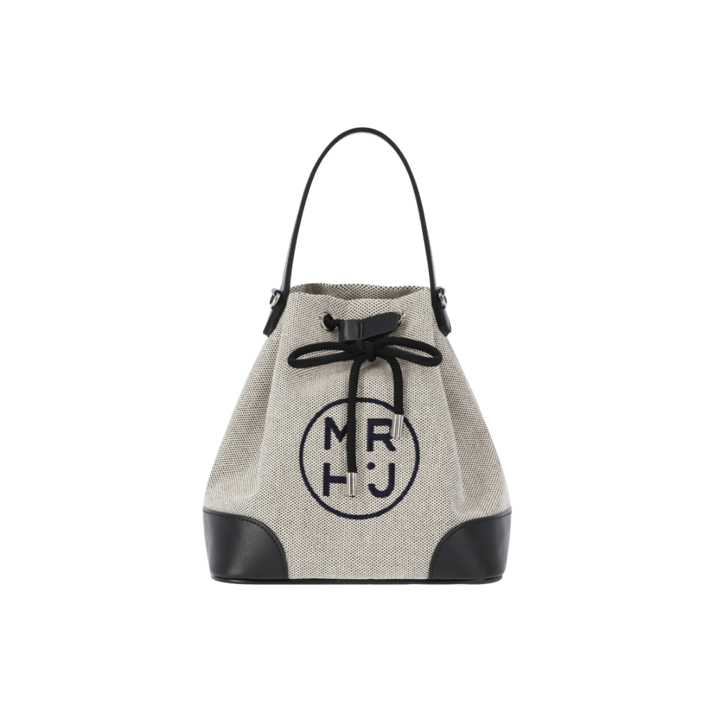 【MARHEN.J】Noah 黑色蘋果皮革水桶兩用包(薛仁雅、ADORA同款)
