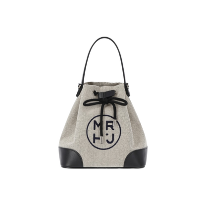 【MARHEN.J】Noah 黑色蘋果皮革水桶兩用包(薛仁雅、ADORA同款)