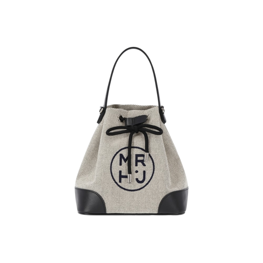 【MARHEN.J】Noah 黑色蘋果皮革水桶兩用包(薛仁雅、ADORA同款)