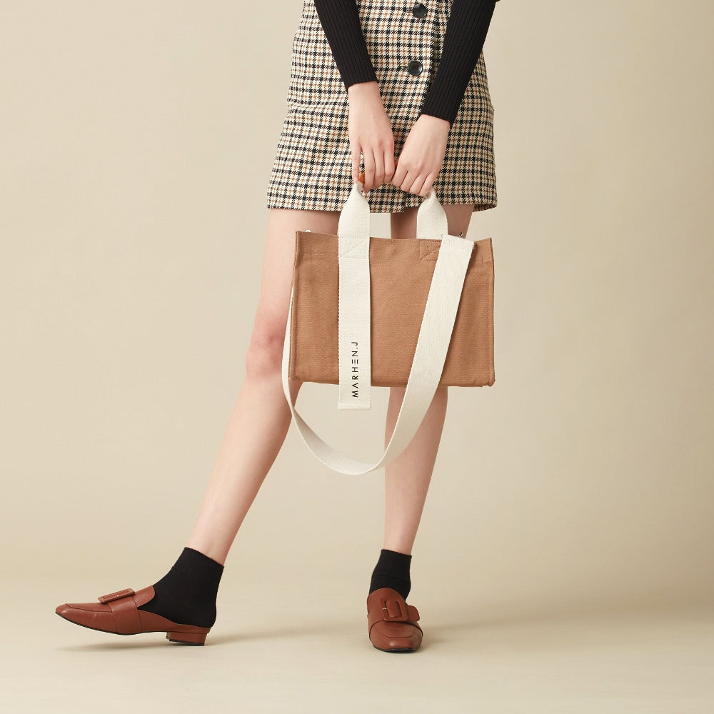 【MARHEN.J】Rico Comfort 帆布包 卡其色