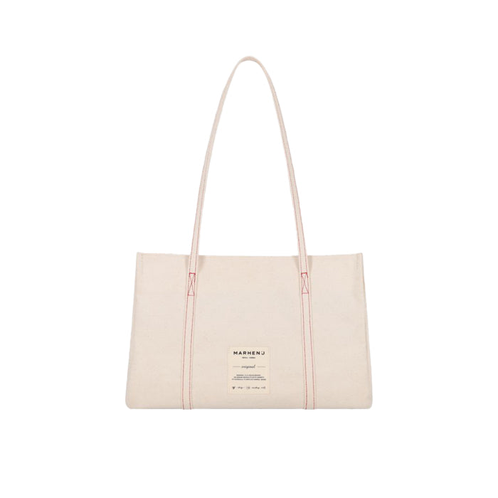 【MARHEN.J】Lavie 米白色帆布托特包