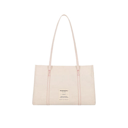 【MARHEN.J】Lavie 米白色帆布托特包