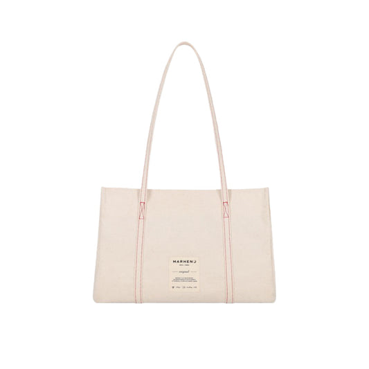 【MARHEN.J】Lavie 米白色帆布托特包