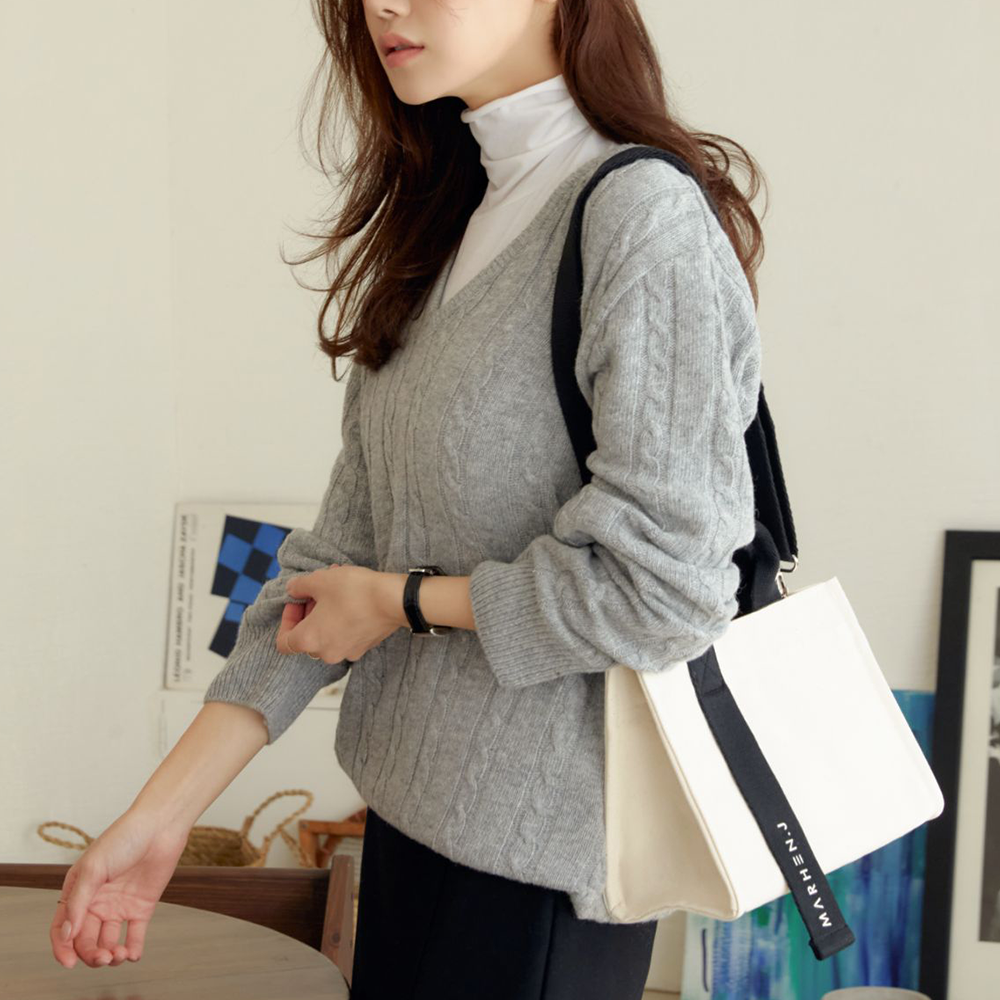 【MARHEN.J】Rico Mini Comfort 帆布包 米白色
