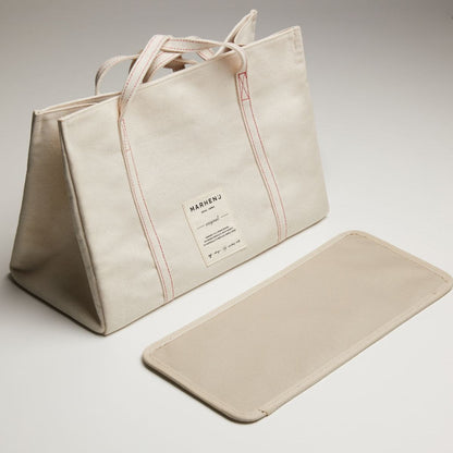 【MARHEN.J】Lavie 米白色帆布托特包