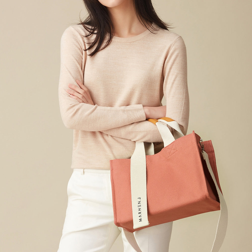 【MARHEN.J】Rico Comfort 帆布包 粉色