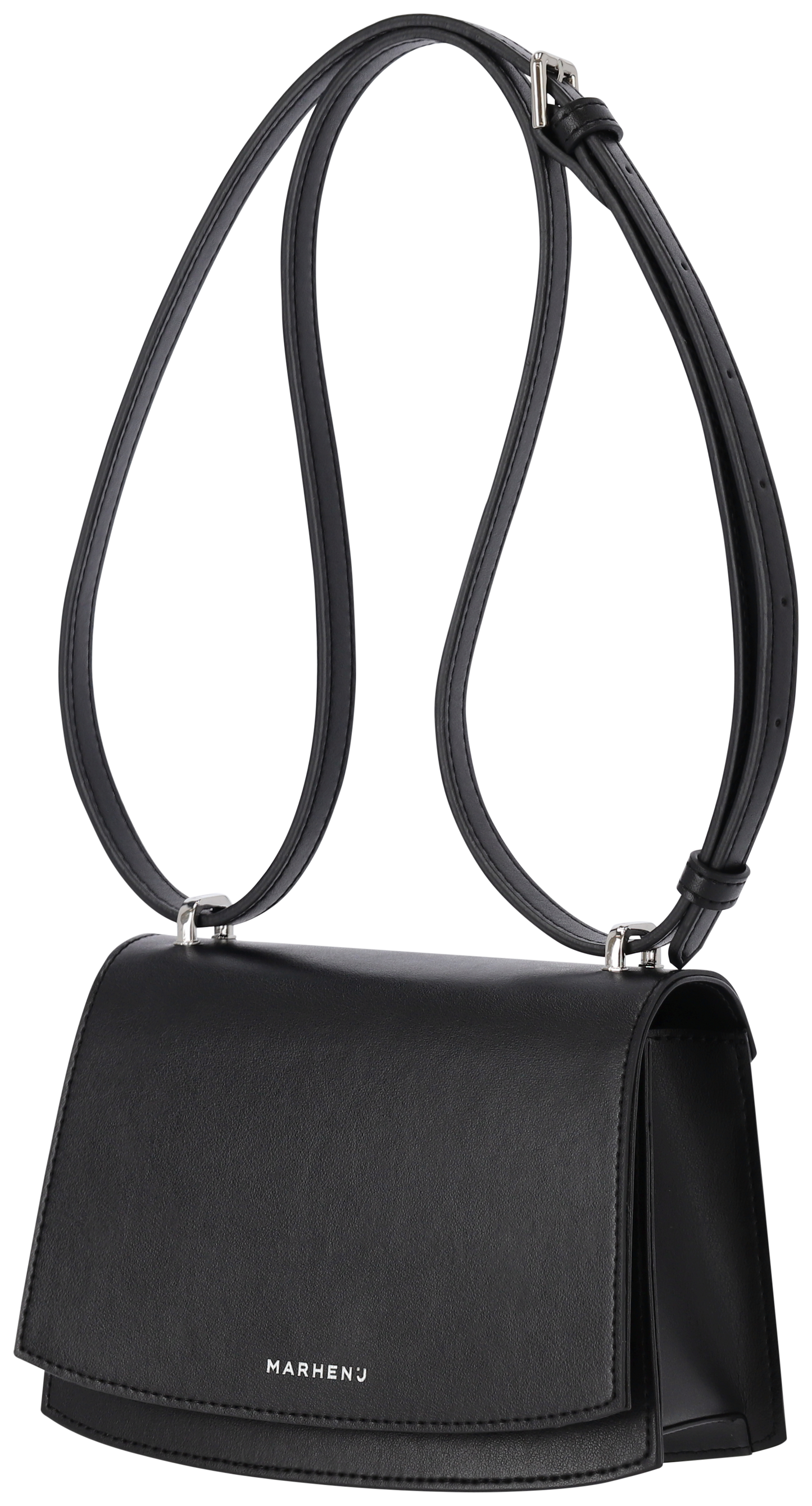 【MARHEN.J】Calla Bag Mini 蘋果皮革三用包 黑色