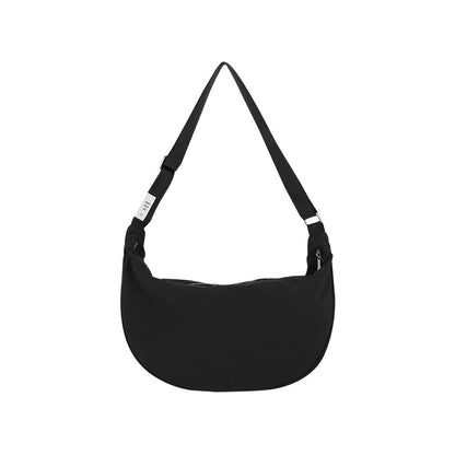 【MARHEN.J】Plie Large 黑色蝴蝶結抓皺半月包