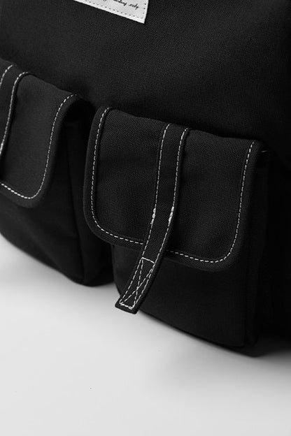 【MARHEN.J】Mark Large 黑色簡約後背包