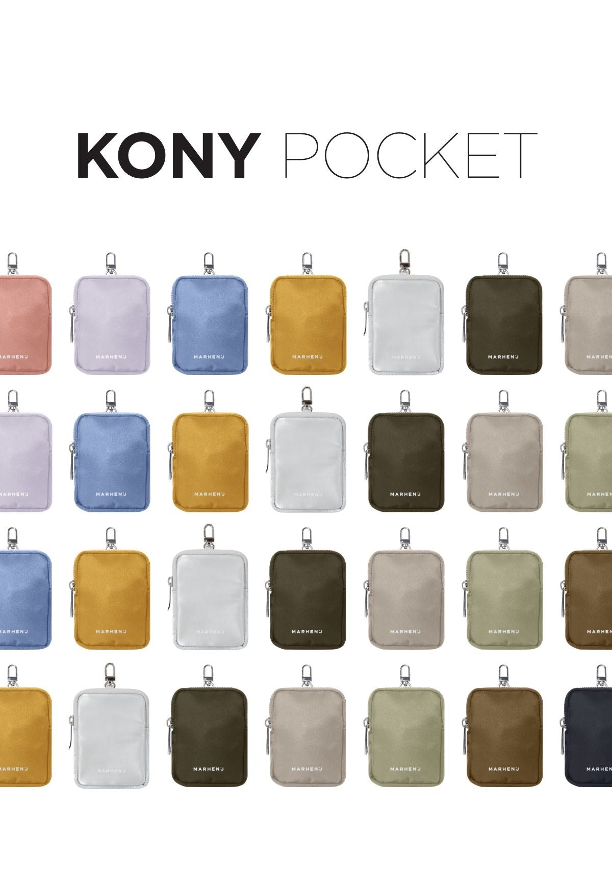 【MARHEN.J】Kony 銀色掛勾口袋小包