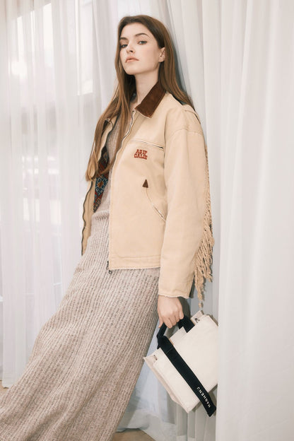 【MARHEN.J】Rico Mini Comfort 帆布包 米白色
