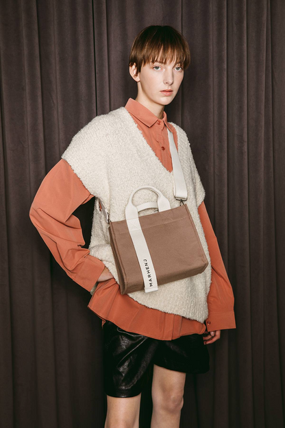 【MARHEN.J】Rico Mini Comfort 帆布包 卡其色