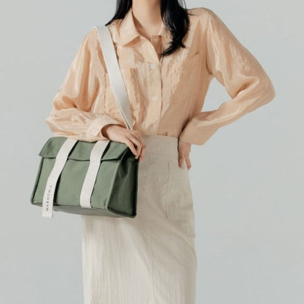 【MARHEN.J】Roy Mini 帆布包 墨綠色