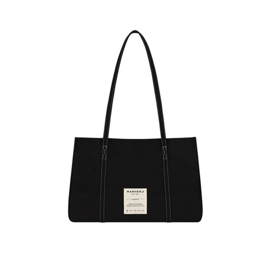 【MARHEN.J】Lavie 黑色帆布托特包